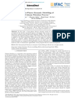 Modelando Tres Fases Dinamicas Del Proceso de Columna de Flotacion