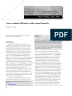 KOVACH, M. - Conversational Methods in Indigenous Methodologies PDF