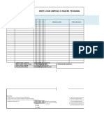 Sg-Sst-Fo-005 Formato Inspeccion de Higiene y Limpieza Personal