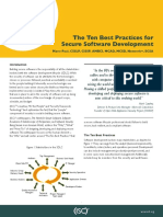 The Ten Best Practices For Secure Software Development: Mano Paul, CSSLP, CISSP, AMBCI, MCAD, MCSD, Network+, ECSA