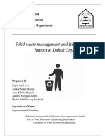 Solid Waste Management and Its Economic Impact in Duhok City