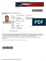 DS-160 Confirmation for Trinidad Visa