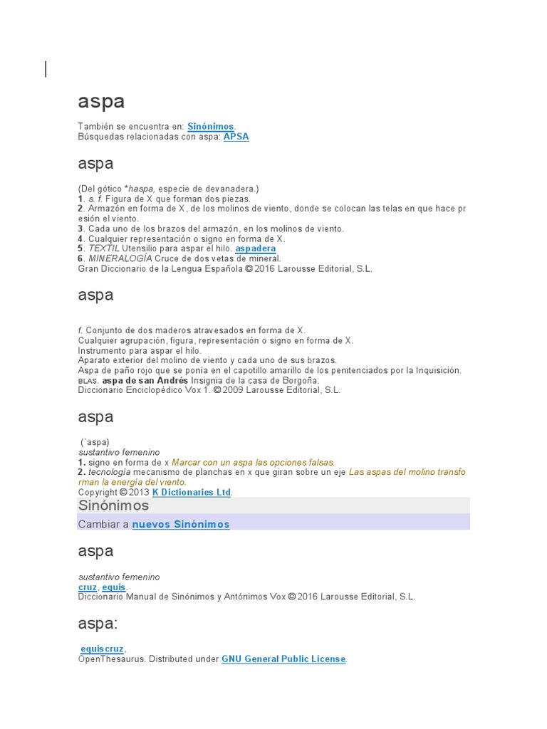 Aspas | PDF