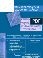 Ingenieria Didactica en La Educacion Matematica