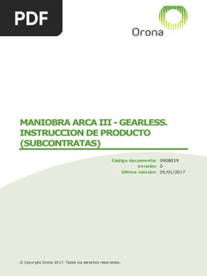 Orona Arca 3 Manual Pdf