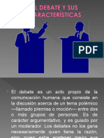 El Debate y Sus Características