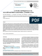 Injury To The Inferior Alveolar and Lingual Nerves in Successful and Failed Coronectomies - Systematic Review