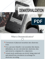 Dematerialization