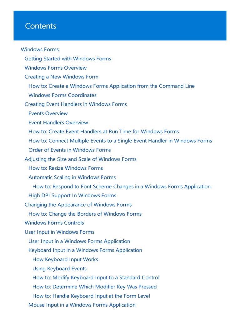 2 Create A Windows Forms Application PDF | PDF