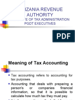 Tanzania Revenue Authority: Institute of Tax Administration PGDT Executives