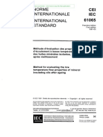 IEC 61065 Methode D'évaluation Des Propriétés Des Huiles Minérales PDF