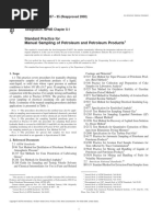 ASTM D 4057-95 For Manual Sampling of Petroleum and Petroleum Products - PDF