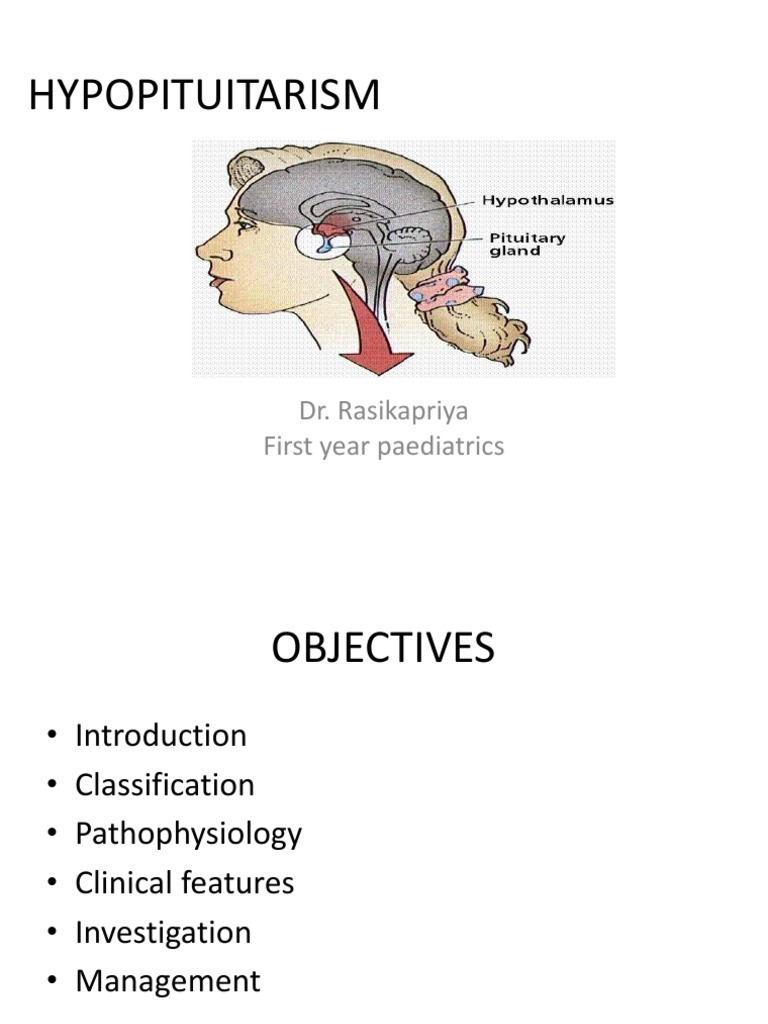 Hypopituitarism Overview and Management | PDF | Endocrinology | Glands