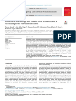 Evaluation of Aromatherapy With Lavender Oil On Academic Stress - A Randomized Placebo Controlled Clinical Trial