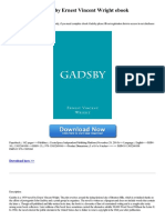 Gadsby by Ernest Vincent Wright Ebook: Download Here