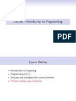 CS1100 - Introduction To Programming