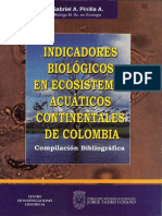 PINILLA, G, Indicadores Biologicos en Ecosistemas Acuaticos Continentales de Colombia PDF