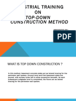 Industrial Training ON: Top-Down Construction Method
