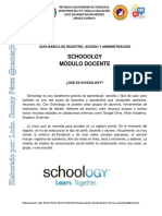 Guía básica de registro y uso de Schoology