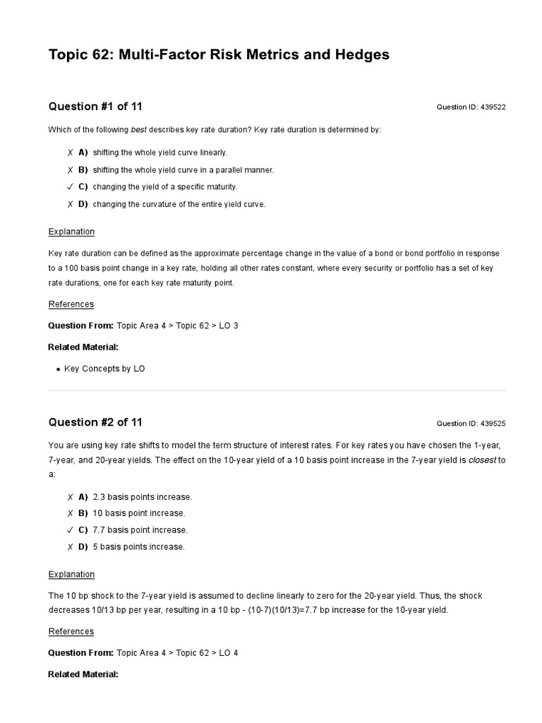 Key Rate Duration Insights | PDF | Bond Duration | Yield Curve