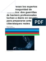 Así Entrenan Los Expertos en Ciberseguridad de Telefónica, Dos Guerrillas de Hackers Profesionales