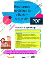 Resolvemos Problemas de Adición y Sustracción (21-Julio)