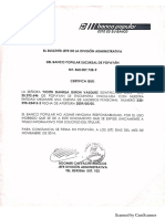 Certificado Bancario Daniela - 1 PDF
