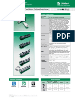 345 Series Shock-Safe Panel Mount Enclosed Fuse Holders