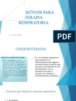 Dispositivos para Terapia Respiratoria