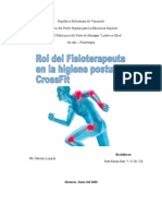 Rol Del Fisioterapeuta en Crossfit