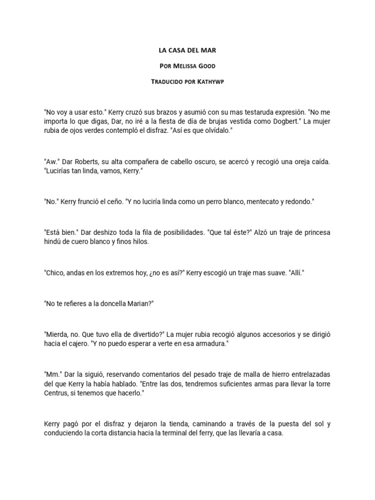 LA CASA DEL MAR (ORIGINAL) (Dar & Kerry) PDF Naturaleza