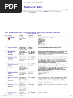 Architects and Designers in Gurgaon List | PDF | Delhi | New Delhi