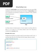 String Handling in Java