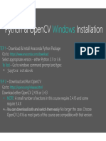 6.1 Windows OpenCV Installation PDF