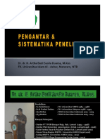 PENGANTAR & SISTEMATIKA PENELITIAN (Compatibility Mode)