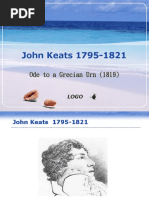 John Keats 1795-1821: Ode To A Grecian Urn (1819)