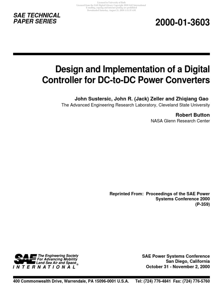 Design and Implementation of A Digital | PDF | Digital Signal ...