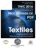 The 90Th Textile Institute World Conference Proceedings of (2016) PDF