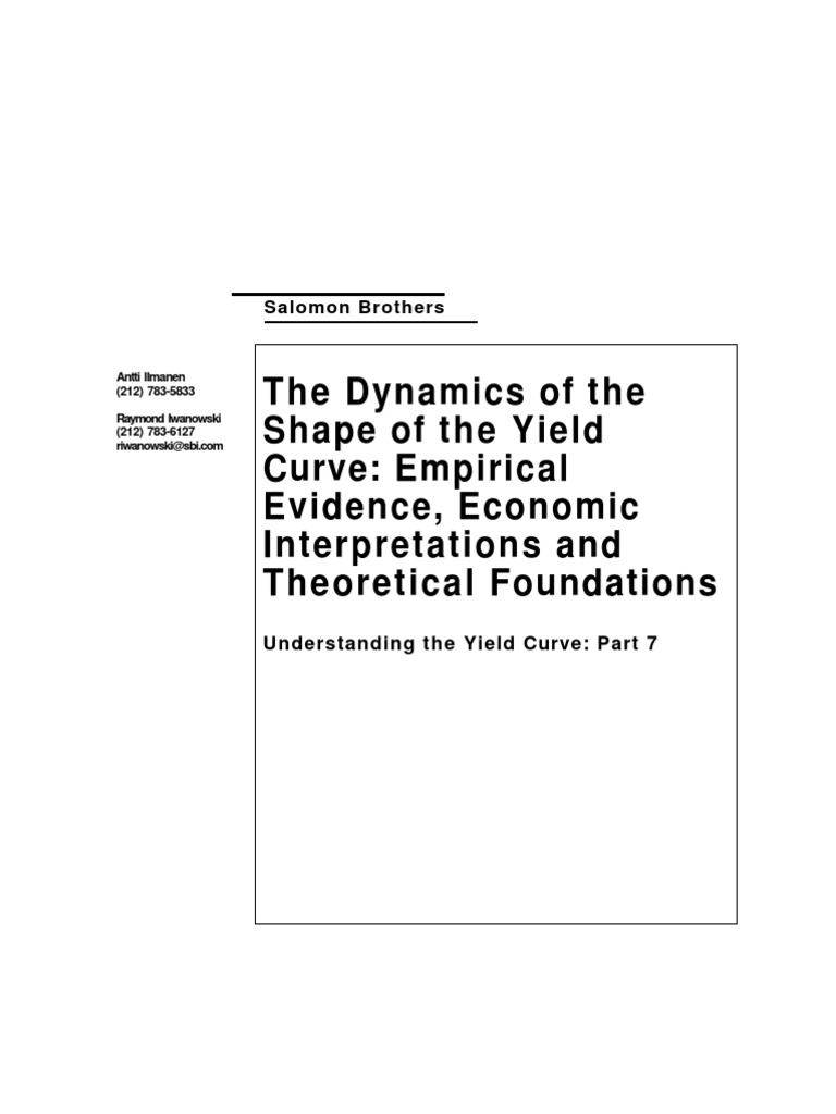 Yield Curve Dynamics and Interpretations | PDF | Yield Curve | Bonds ...