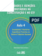 Imunidades e Isenções- Aula 4