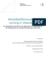 2018 - Toon de Clerck - Ideologische Scholing Van de Algemeene-SS Vlaanderen en de DeVlag 1940-1944