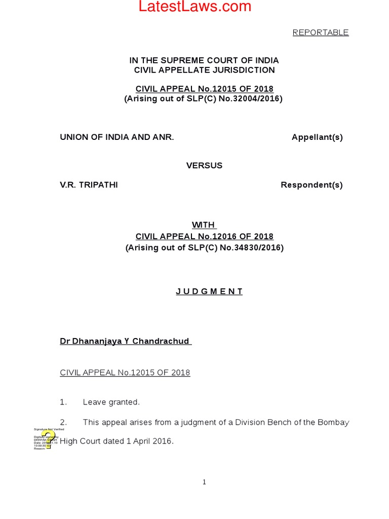 Supreme Court Ruling on Compassionate Appointment | PDF | Annulment ...