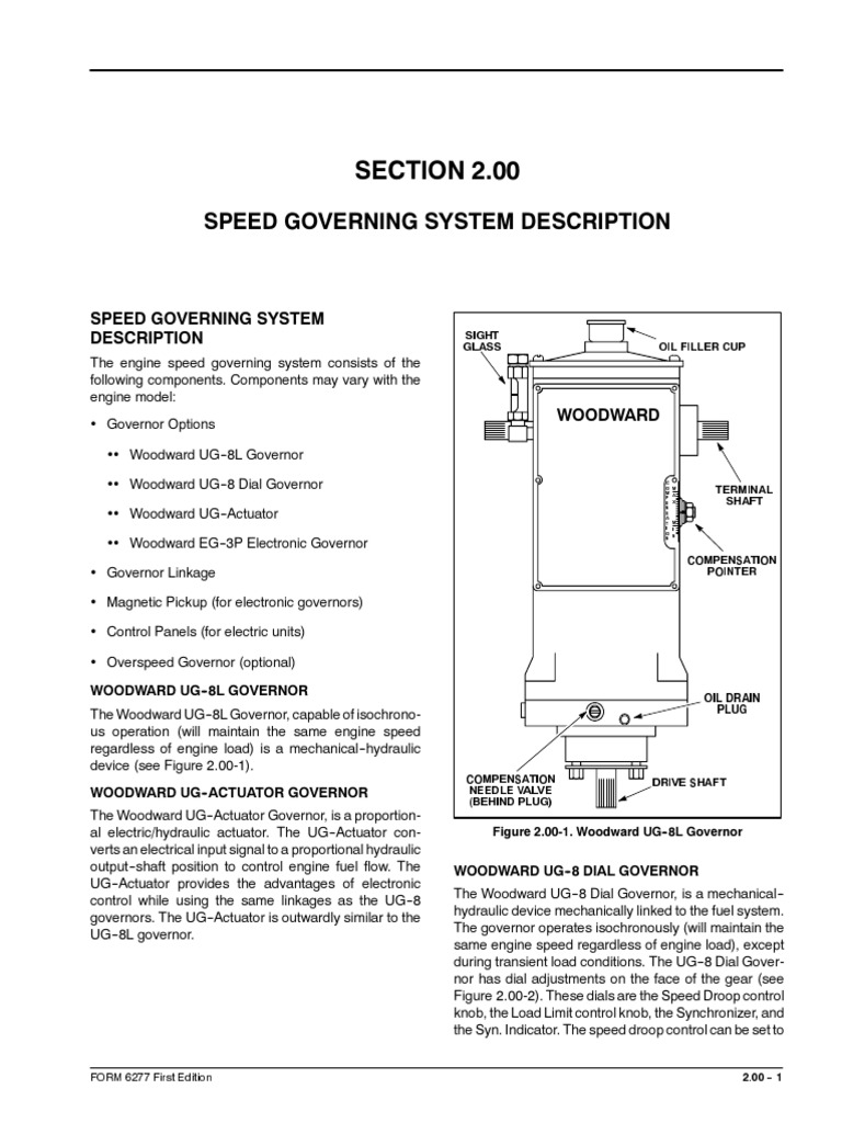 Overview of Engine Speed Controllers | PDF