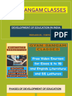 Development of Education in India Under EIC