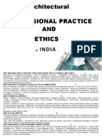 Architectural Professional Practice AND Ethics: India