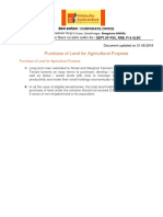 Purchase of Land For Agricultural Purpose PDF