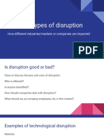 Different Types of Disruption