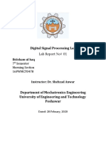 Digital Signal Processing Lab