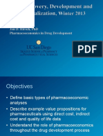 Jan D. Hirsch, PHD Pharmacoeconomics in Drug Development