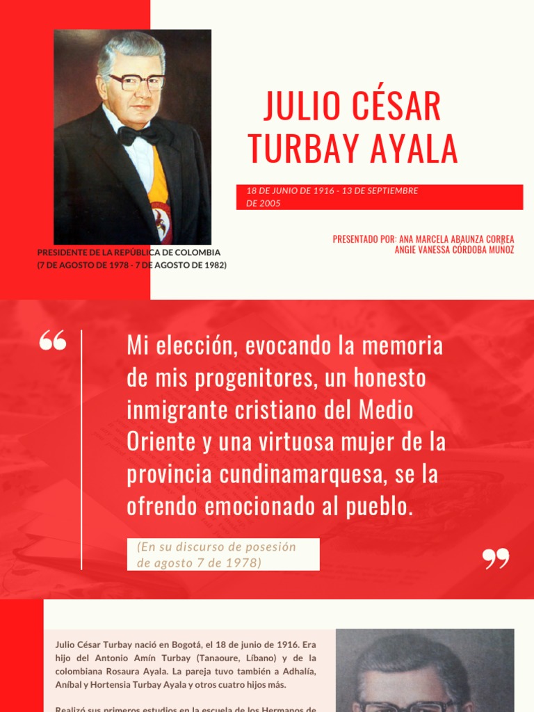 Julio César Turbay Ayala PDF PDF Gobierno Agitación